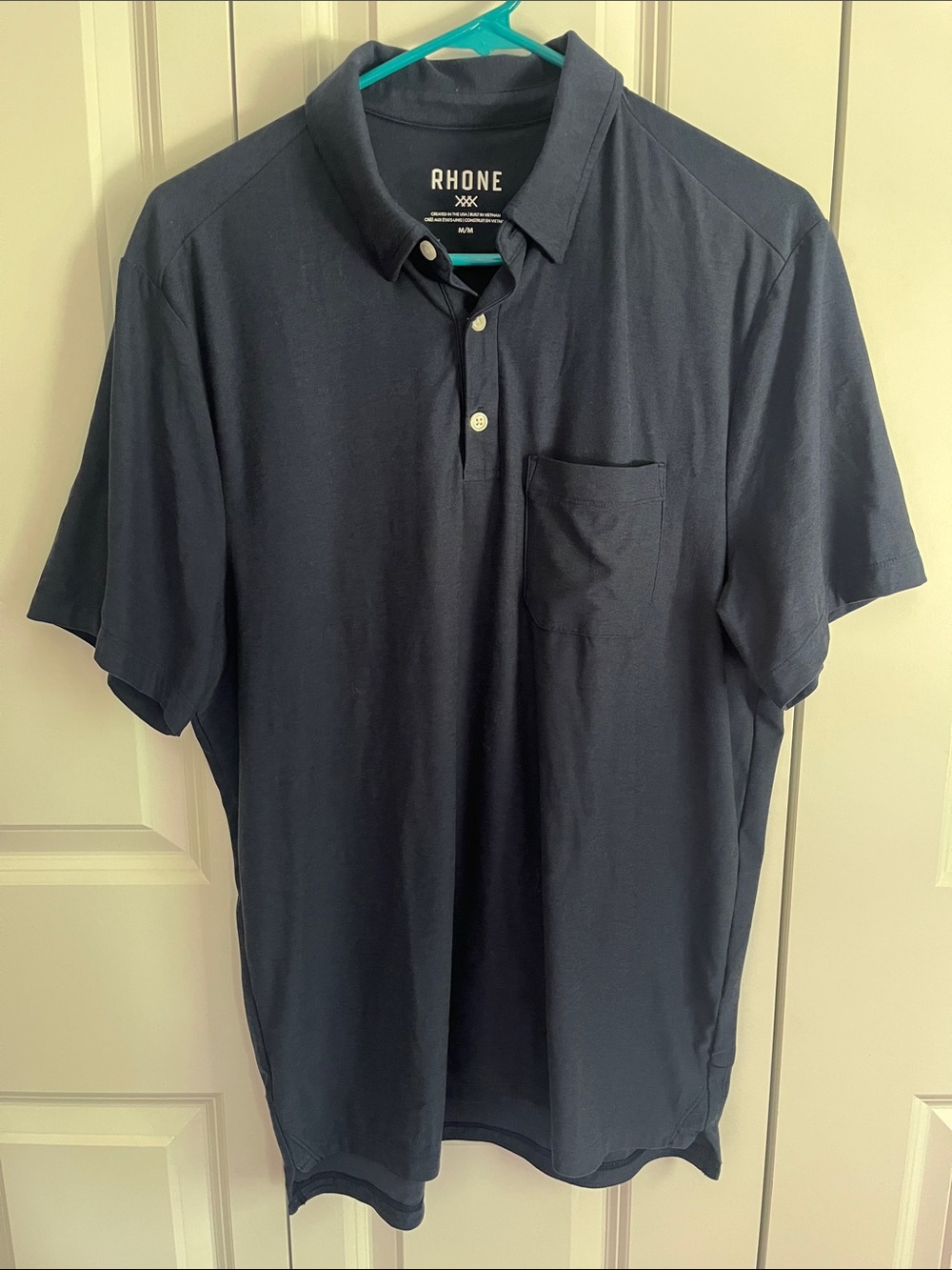 RHONE WFH Polo, Navy Size Medium - Picture 2 of 6